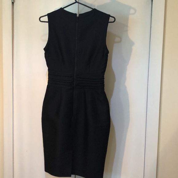 Pink Tartan Black Silk Sheath Dress - Picture 2 of 6